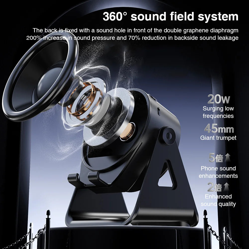 GlowSound Pro™ - Induction Speaker with RGB Lights